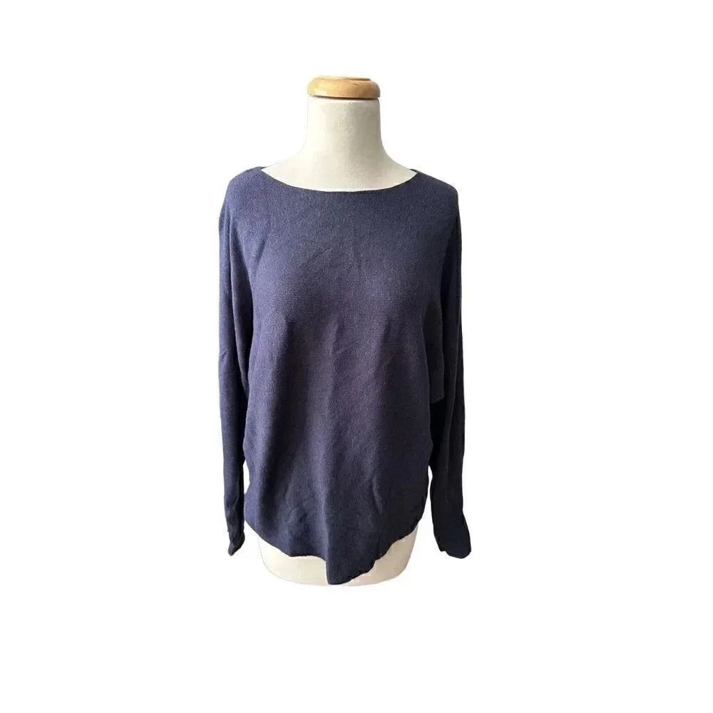 Vila Milano blue batwing sweater